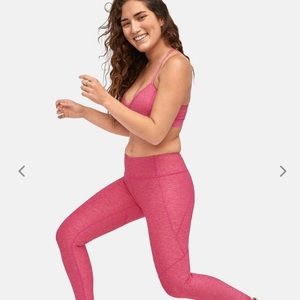 Outdoor Voices flamingo pink 3/4 length leggings M